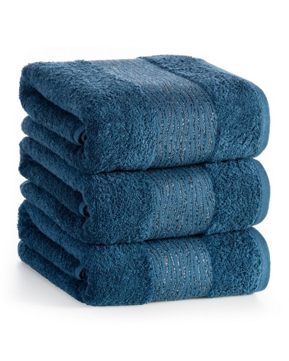 Ręcznik bawełna 50x90 Amber ciemnoturkusowy Eurofirany