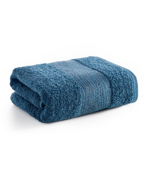 Ręcznik bawełna 70x140 Amber ciemnoturkusowy Eurofirany