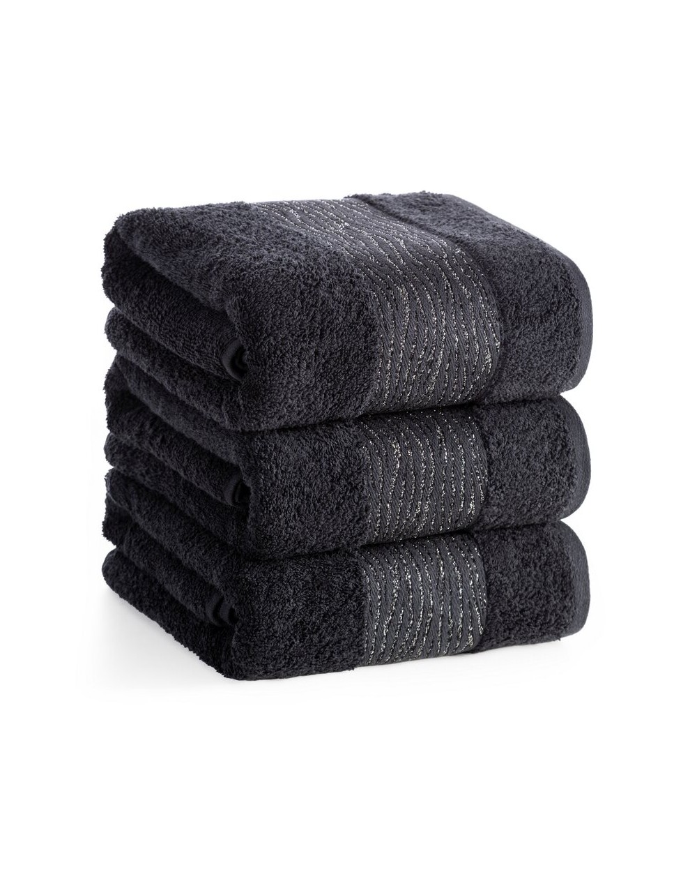 Ręcznik bawełna 30x50 Amber czarny Eurofirany