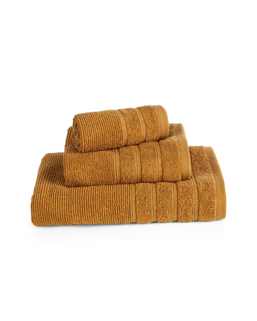 Ręcznik bawełna 30x50 Amira musztardowy Eurofirany