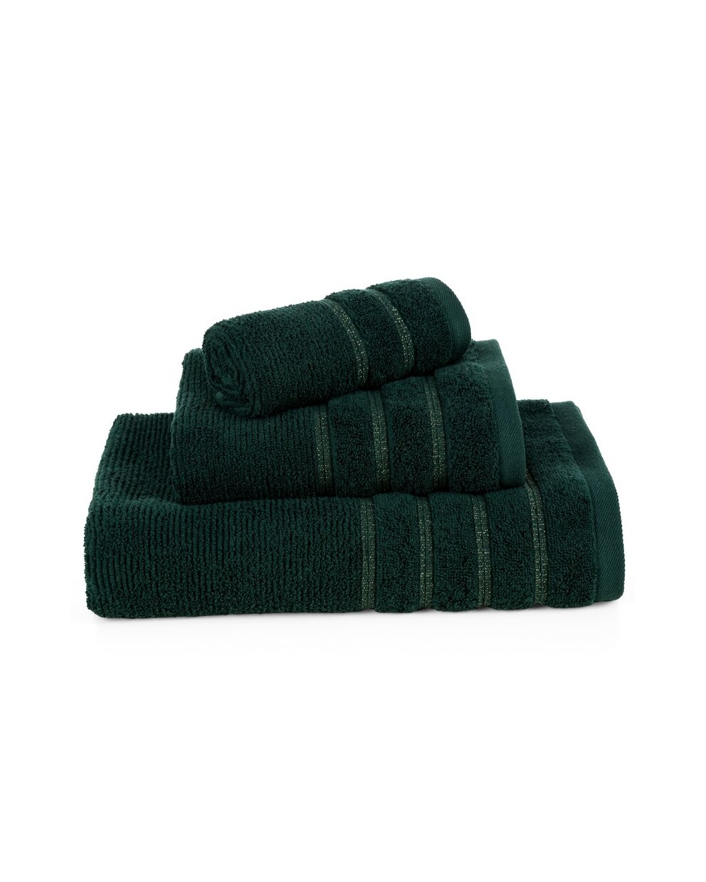 Ręcznik bawełna 30x50 Amira ciemnozielony Eurofirany