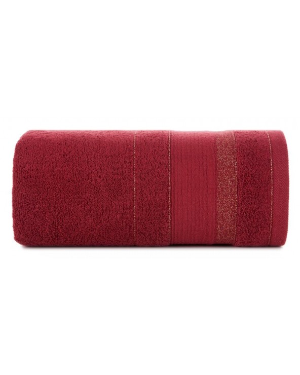 Ręcznik bawełna 50x90 April bordowy Eurofirany