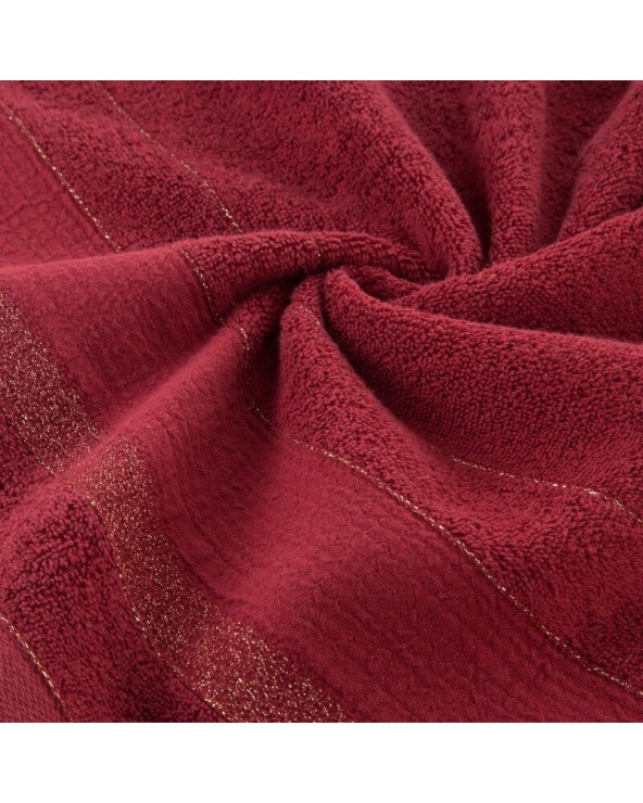 Ręcznik bawełna 50x90 April bordowy Eurofirany