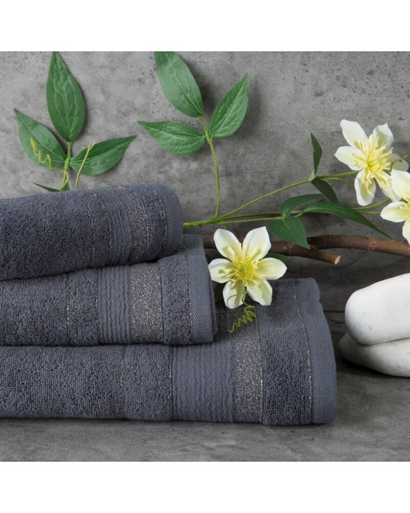 Ręcznik bawełna 50x90 April bordowy Eurofirany