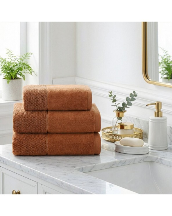 Ręcznik bawełna 30x50 Aria ceglasty Eurofirany