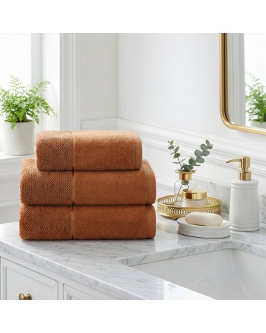 Ręcznik bawełna 30x50 Aria ceglasty Eurofirany