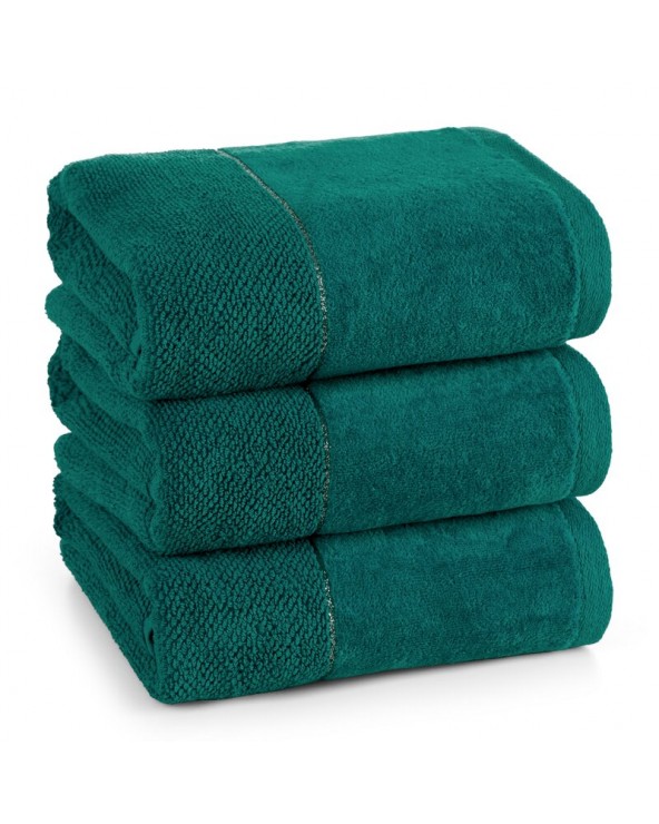 Ręcznik bawełna 30x50 Aria ciemnoturkusowy Eurofirany