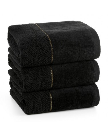 Ręcznik bawełna 50x90 Aria czarny Eurofirany