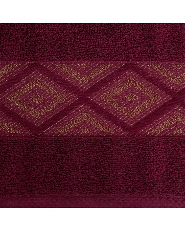 Ręcznik bawełna 70x140 Azari bordowy Eurofirany