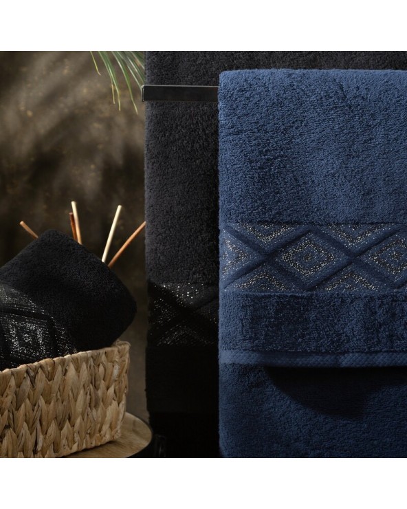 Ręcznik bawełna 70x140 Azari granatowy Eurofirany