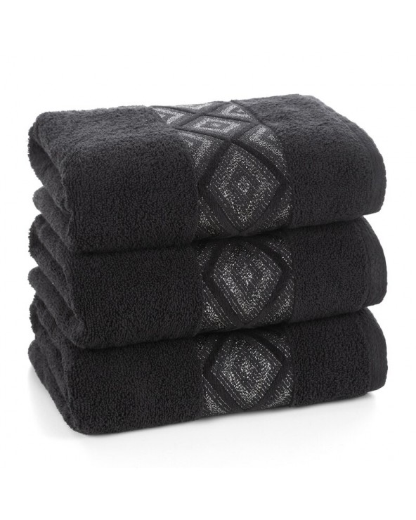 Ręcznik bawełna 70x140 Azari czarny Eurofirany