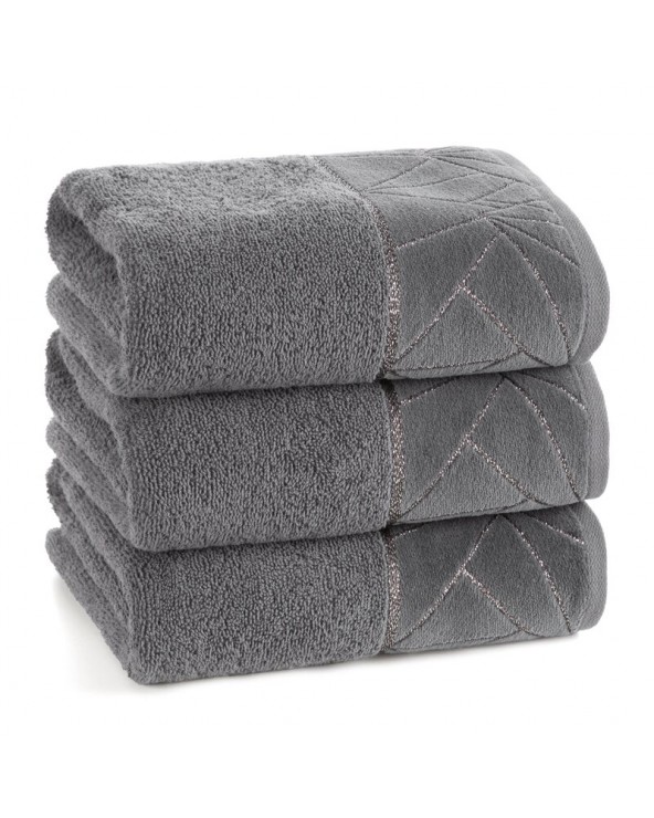 Ręcznik bawełna 50x90 Cleo stalowy Eurofirany