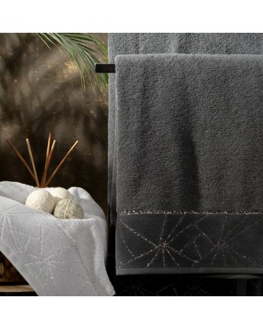 Ręcznik bawełna 70x140 Cleo stalowy Eurofirany