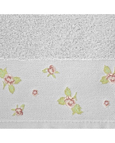 Ręcznik bawełna 50x90 Dalia srebrny Eurofirany