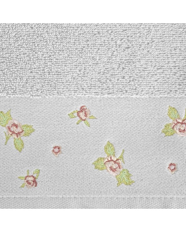 Ręcznik bawełna 70x140 Dalia srebrny Eurofirany