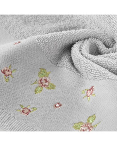 Ręcznik bawełna 70x140 Dalia srebrny Eurofirany