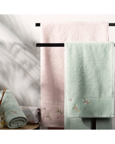 Ręcznik bawełna 50x90 Dalia miętowy Eurofirany