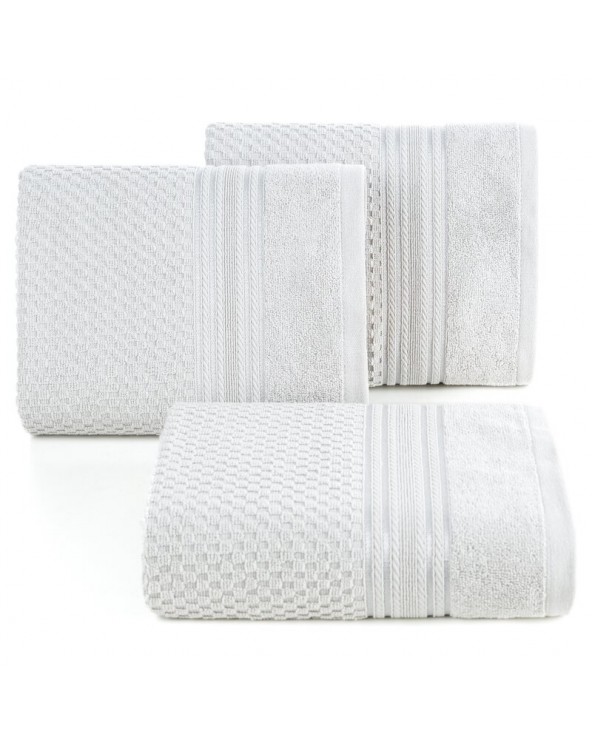 Ręcznik bawełna 70x140 Davos srebrny Eurofirany