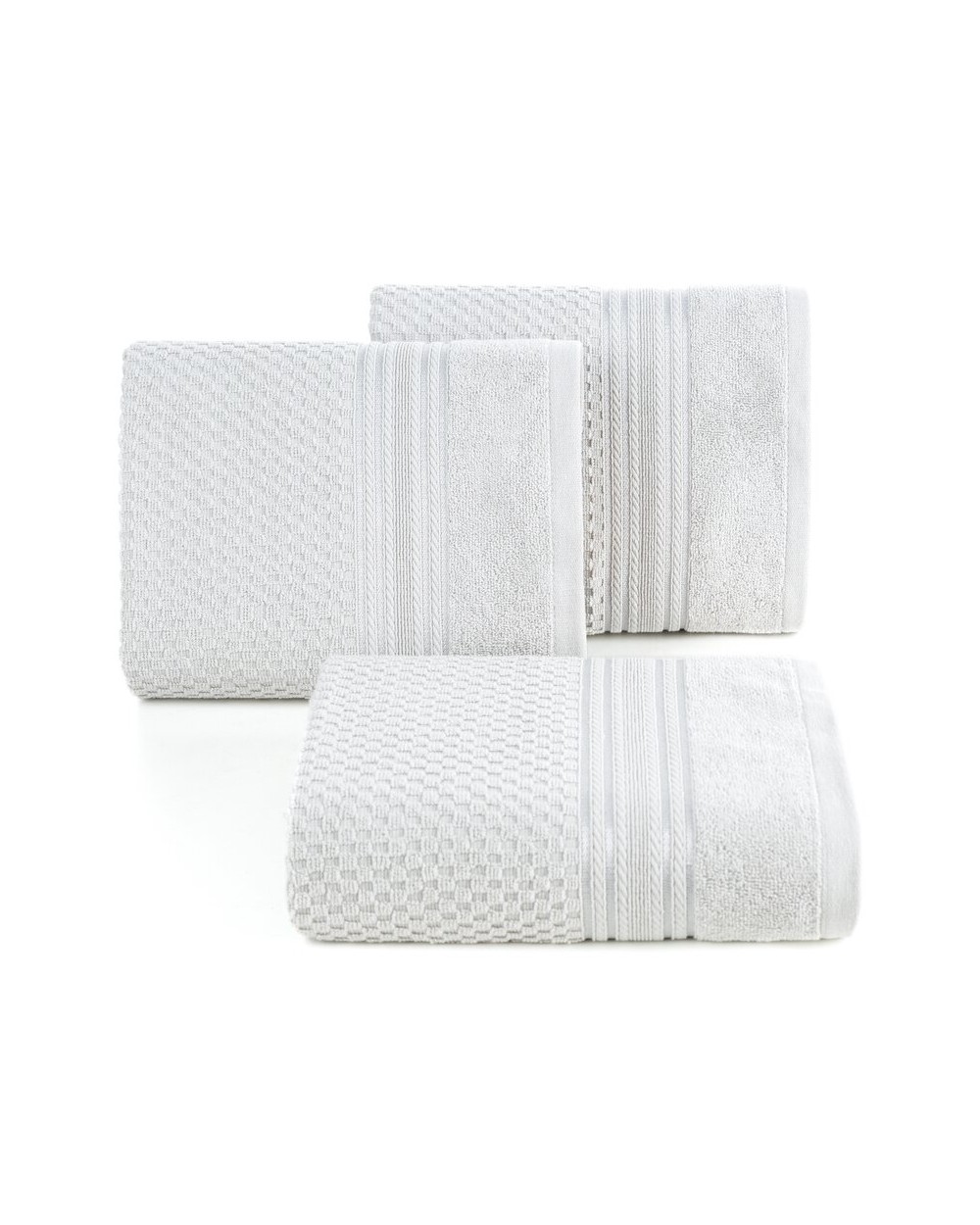 Ręcznik bawełna 70x140 Davos srebrny Eurofirany