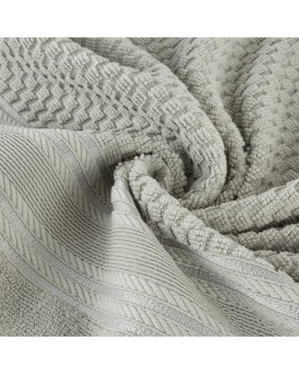 Ręcznik bawełna 70x140 Davos srebrny Eurofirany