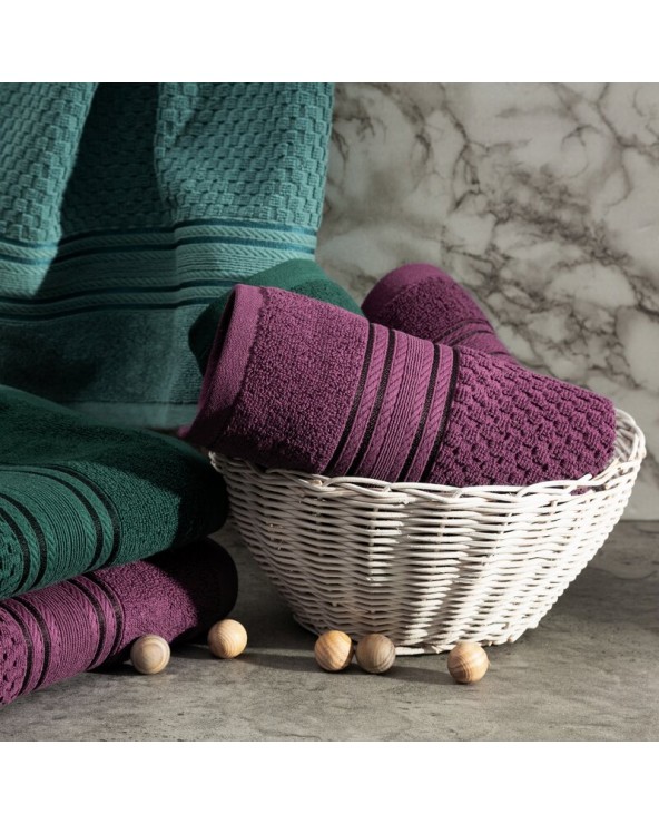 Ręcznik bawełna 30x50 Davos ciemnomiętowy Eurofirany