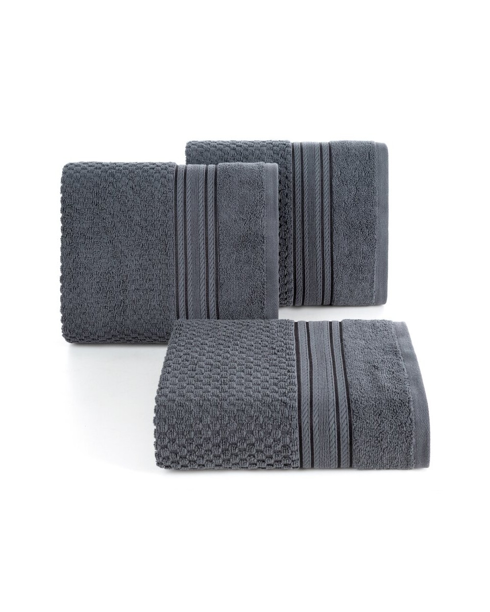 Ręcznik bawełna 30x50 Davos stalowy Eurofirany