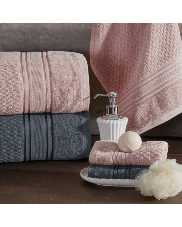 Ręcznik bawełna 30x50 Davos stalowy Eurofirany