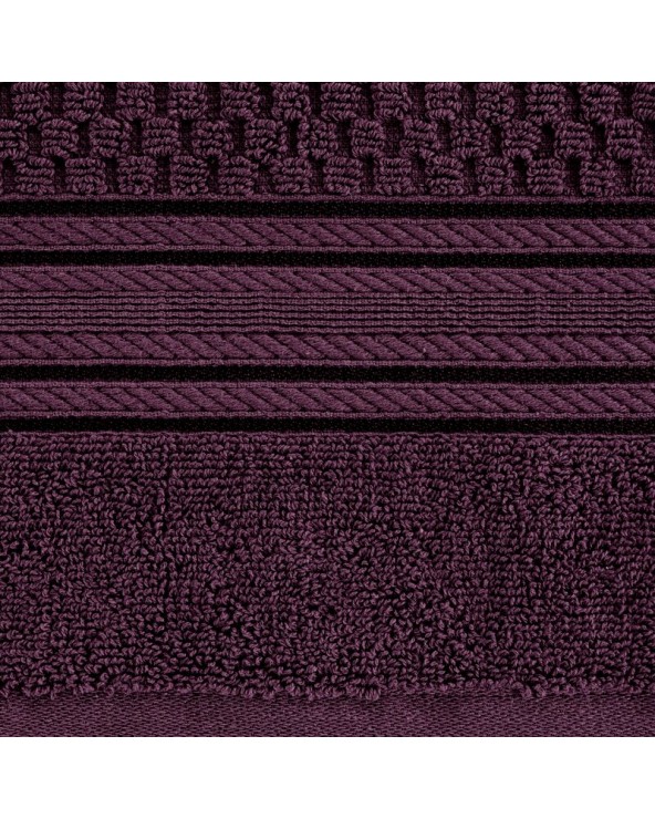 Ręcznik bawełna 70x140 Davos ciemnofioletowy Eurofirany