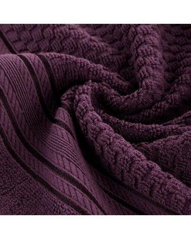 Ręcznik bawełna 70x140 Davos ciemnofioletowy Eurofirany