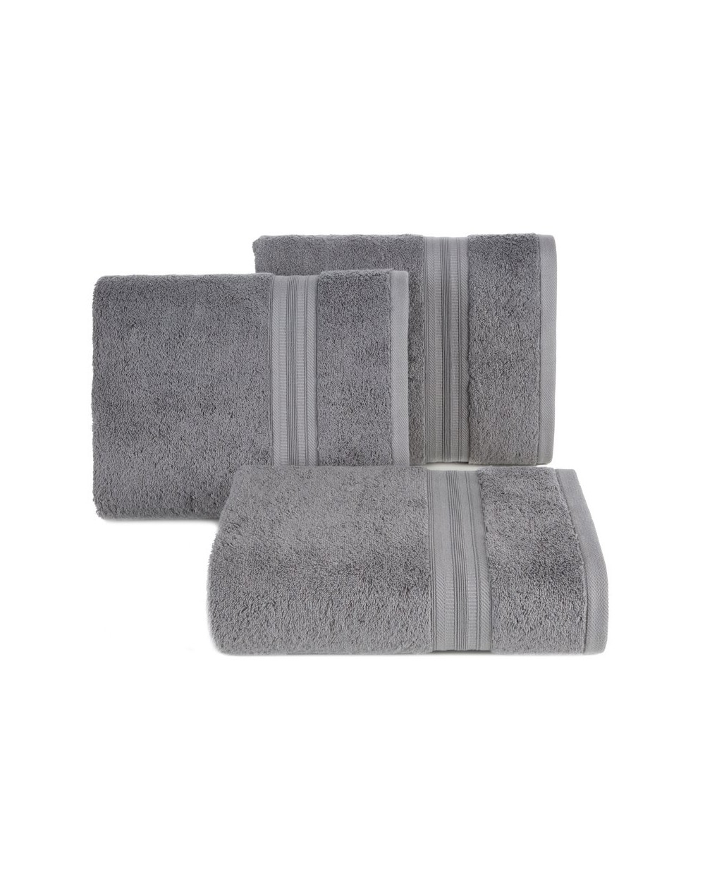 Ręcznik bawełna 30x50 Elen stalowy Eurofirany