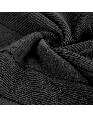 Ręcznik bawełna 70x140 Emma czarny Eurofirany