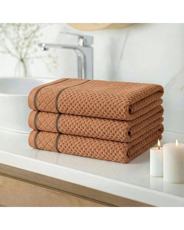 Ręcznik bawełna 30x50 Favori ceglasty Eurofirany