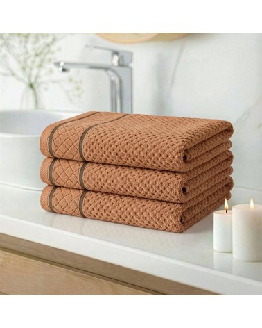 Ręcznik bawełna 30x50 Favori ceglasty Eurofirany