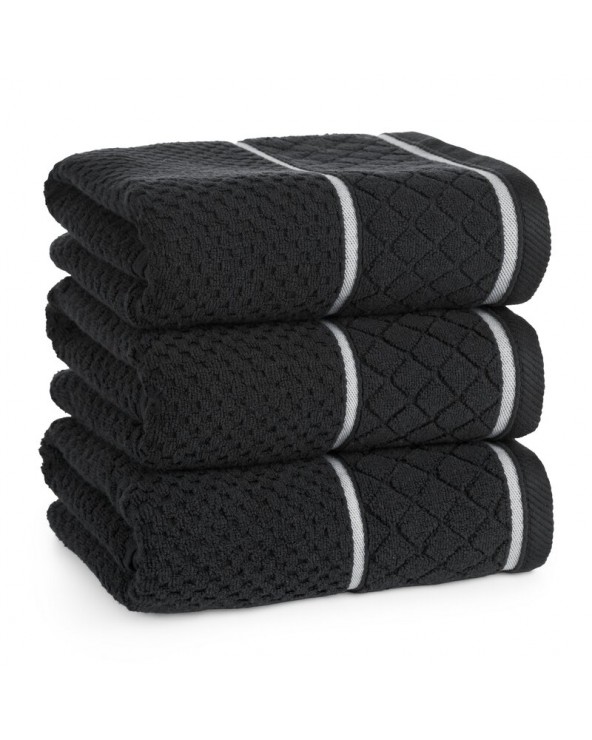 Ręcznik bawełna 70x140 Favori czarny Eurofirany