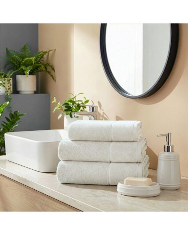 Ręcznik bawełna 50x90 Fero kremowy Eurofirany