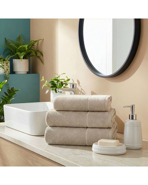 Ręcznik bawełna 30x50 Fero beżowy Eurofirany