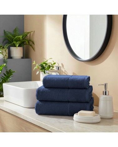 Ręcznik bawełna 50x90 Fero granatowy Eurofirany