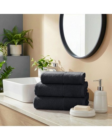 Ręcznik bawełna 70x140 Fero czarny Eurofirany