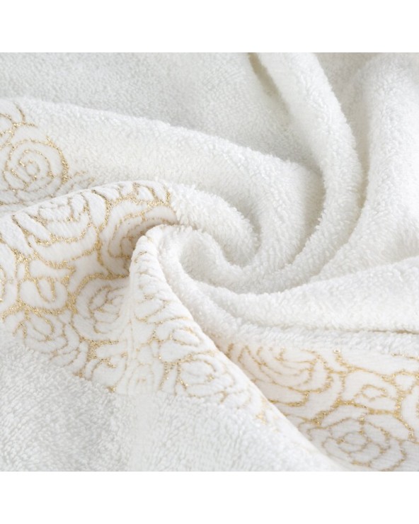 Ręcznik bawełna 30x50 Iris kremowy Eurofirany