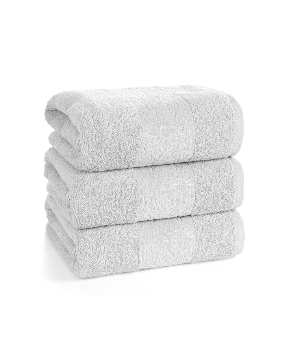 Ręcznik bawełna 70x140 Iris srebrny Eurofirany