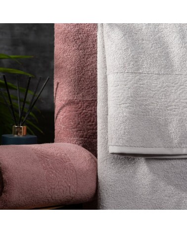 Ręcznik bawełna 70x140 Iris srebrny Eurofirany