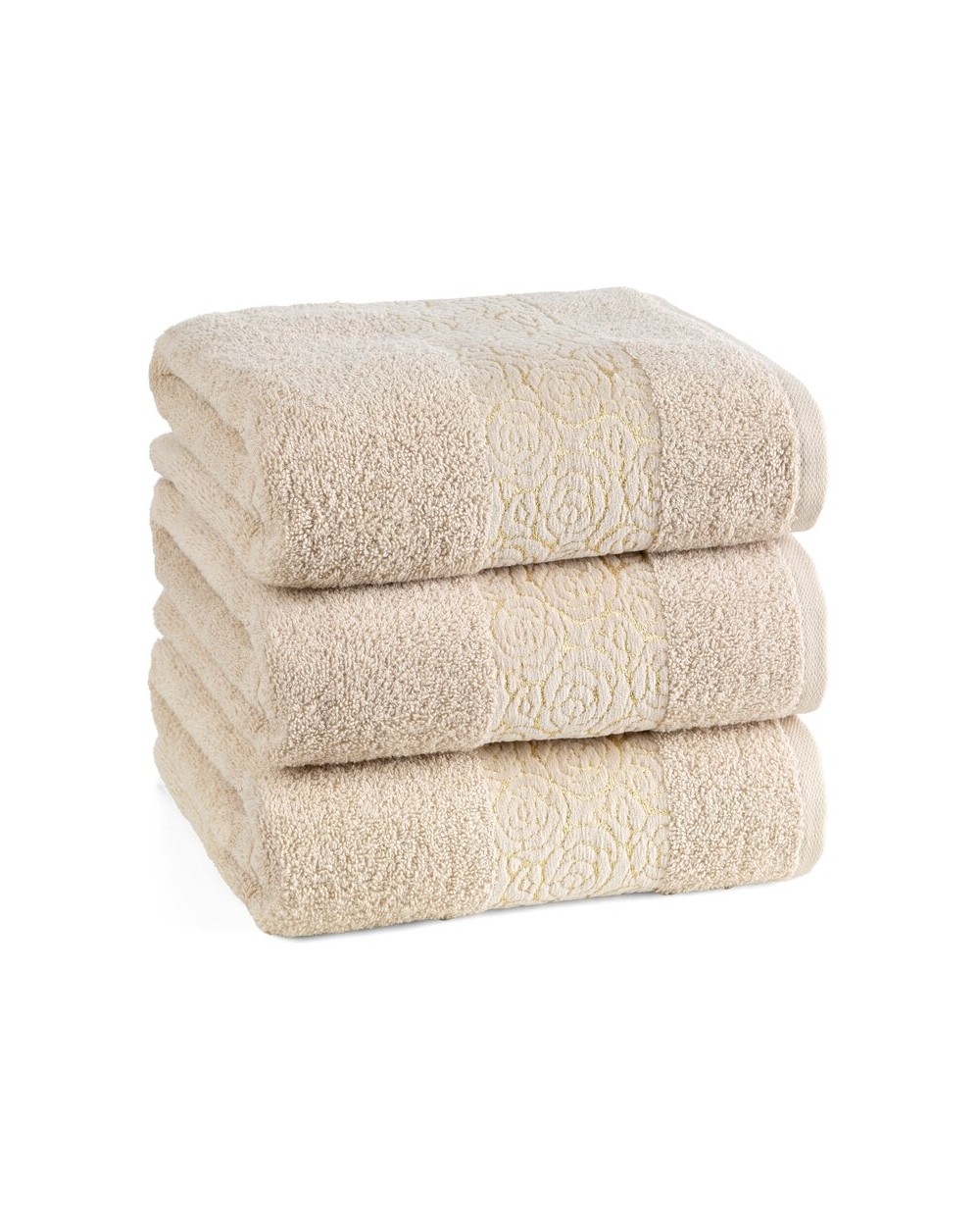 Ręcznik bawełna 30x50 Iris beżowy Eurofirany