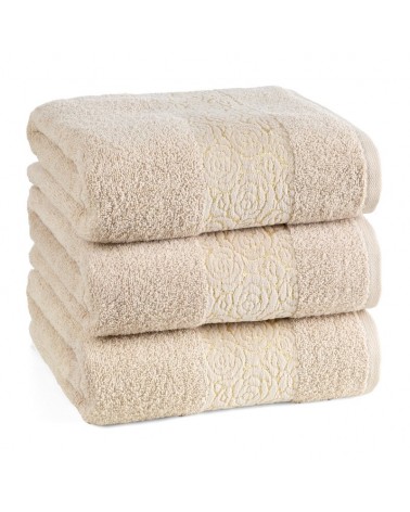 Ręcznik bawełna 30x50 Iris beżowy Eurofirany