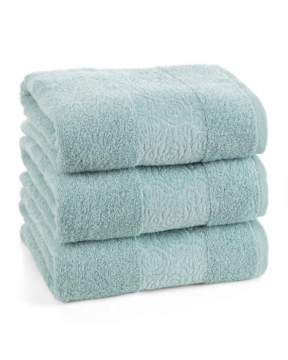 Ręcznik bawełna 30x50 Iris miętowy Eurofirany