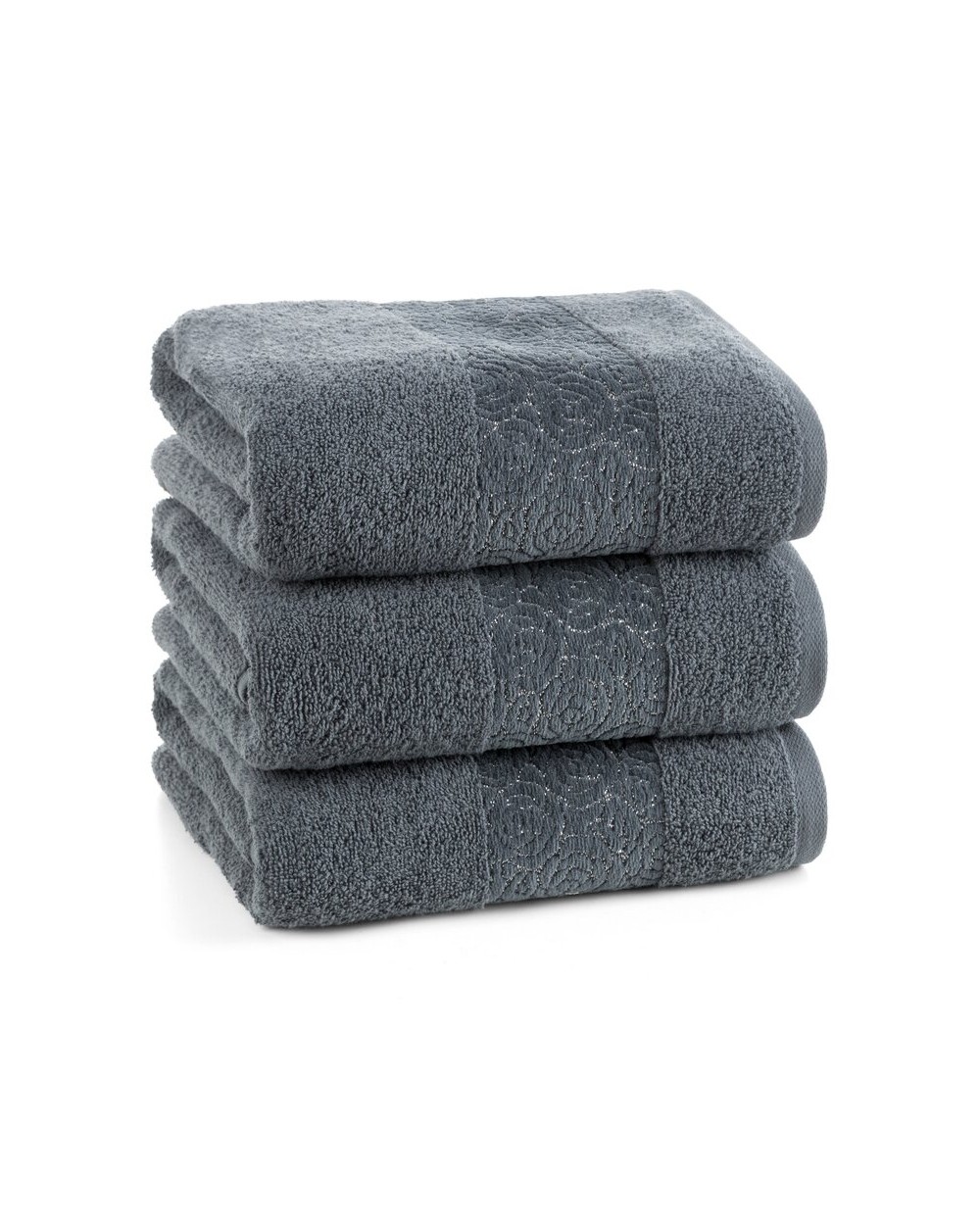 Ręcznik bawełna 50x90 Iris stalowy Eurofirany