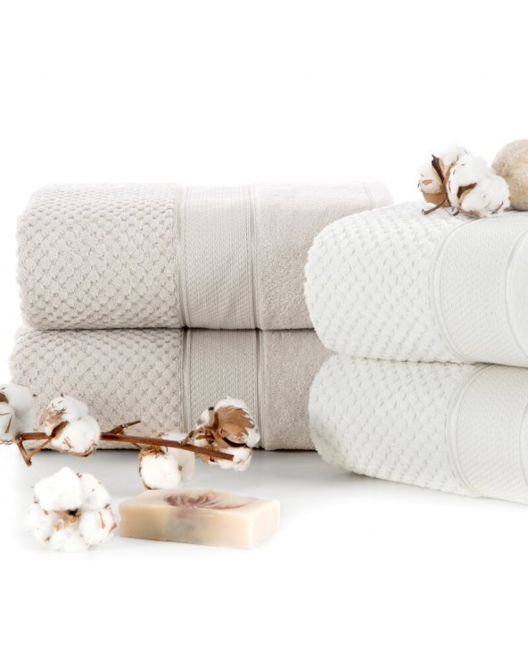 Ręcznik bawełna 90x150 Jessi beżowy Eurofirany