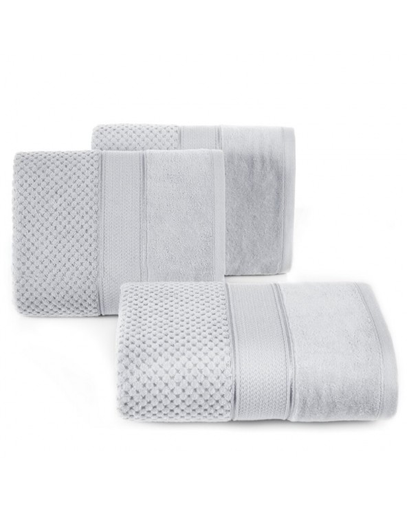 Ręcznik bawełna 90x150 Jessi srebrny Eurofirany