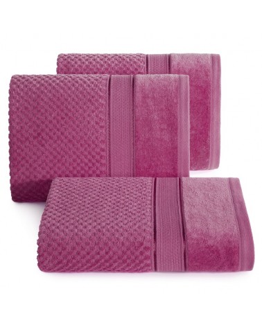 Ręcznik bawełna 90x150 Jessi amarantowy Eurofirany