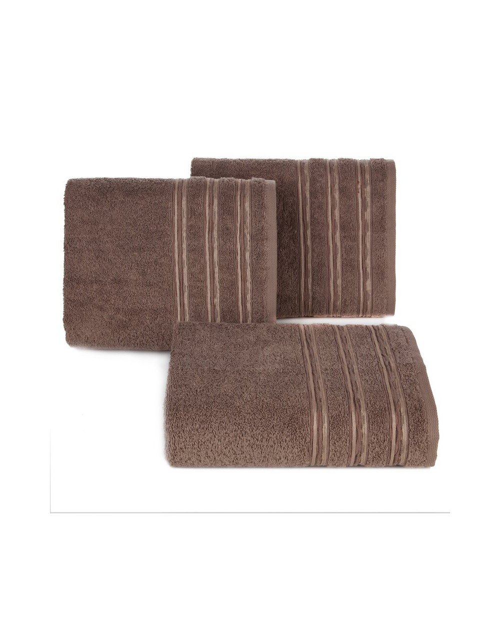 Ręcznik bawełna 50x90 Jonas brązowy Eurofirany