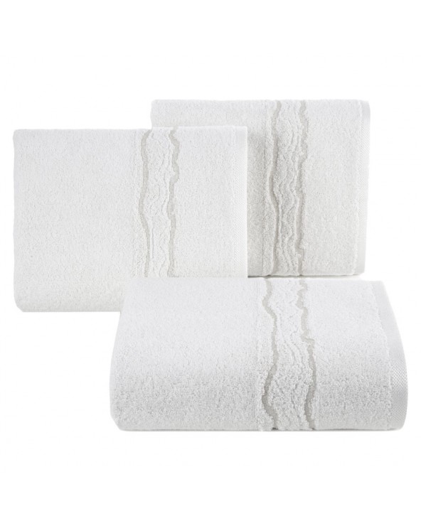 Ręcznik bawełna 70x140 Karin biały Eurofirany